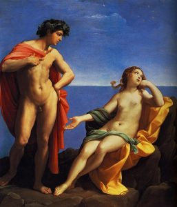 Inspiracja wizualna, "Bachus i Ariadna", Guido Reni, 1619-20