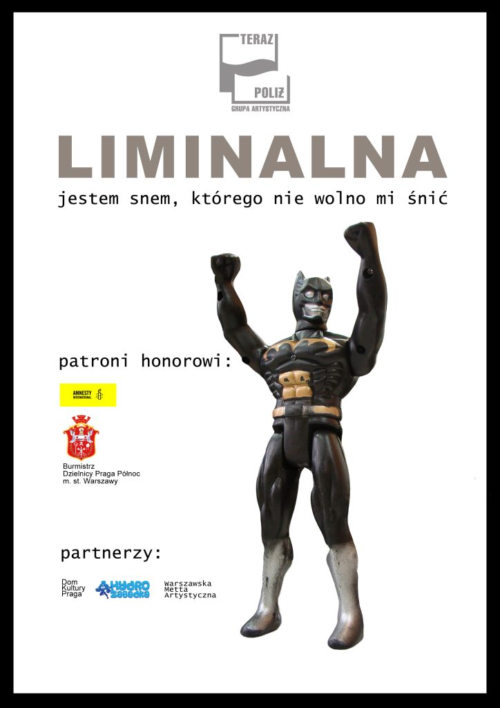 Plakat spektaklu Liminalna