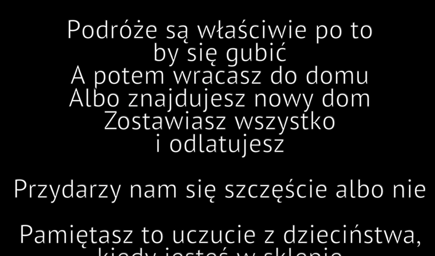 Monolog Emanueli Osowskiej – napisy do spektaklu „Whenever…”